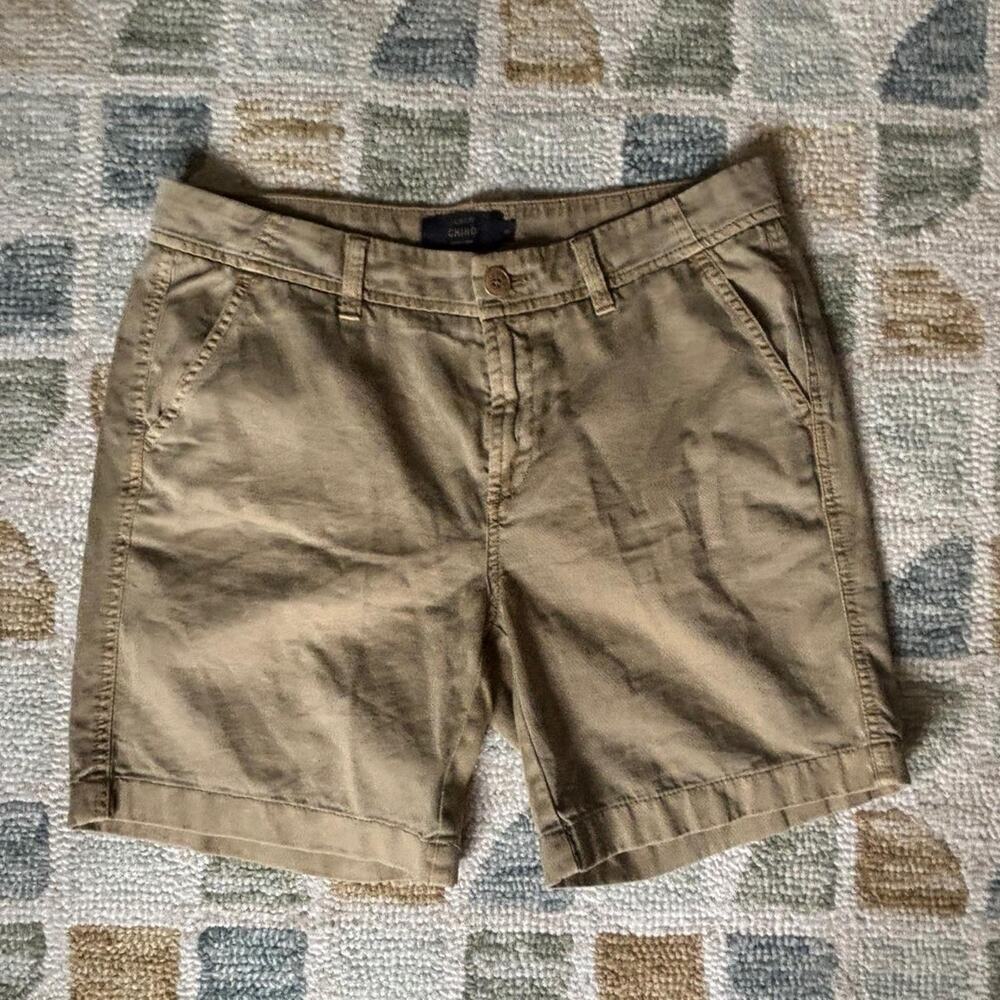 J.Crew Chino Tan Shorts Minimalist Preppy Summer Classic Size 6